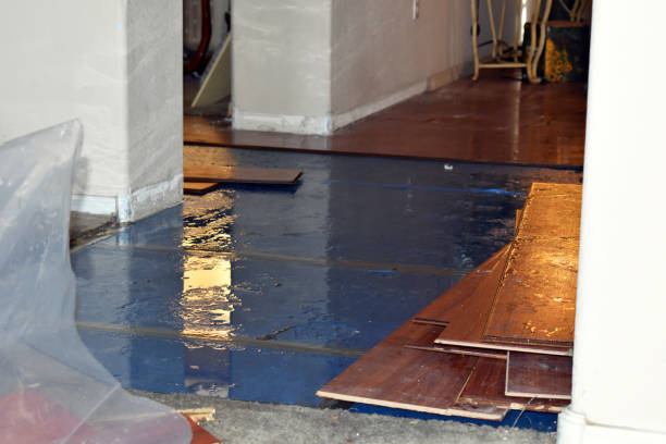 Professional Emergency Water Damage Restoration technician working in East Hampstead, NH